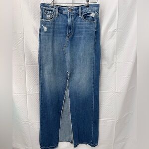 Indigo Classic Blue Denim Skirt